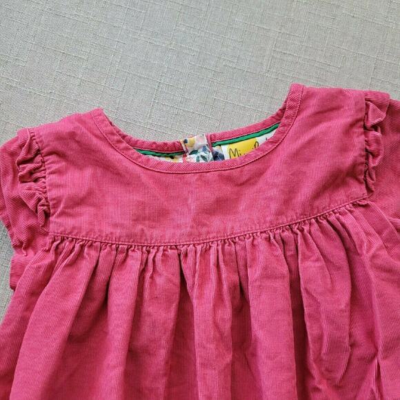 Mini Boden Pink Corduroy Dress - Picture 3 of 7